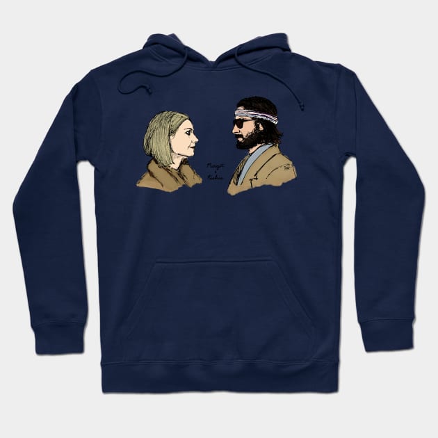 Margot and Richie Tenenbaum - In color! Hoodie by EBDrawls